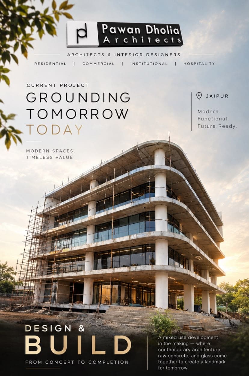 Hotel & Commercial Development, Jaipur - Commercial Architecture in Jaipur, Rajasthan, India by Pawan Dholia Architects