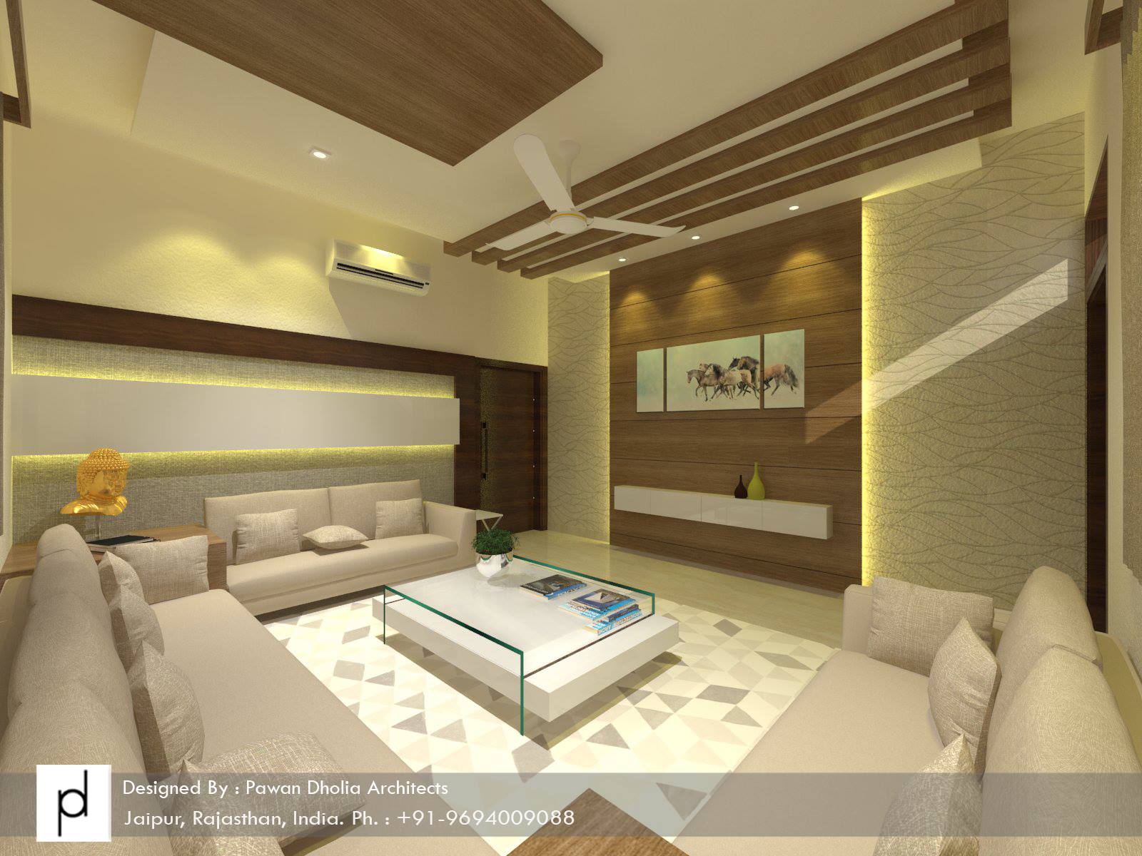 Interior Designs for Mr. Prakhar Gupta at Vidhyadhar Nagar, Jaipur